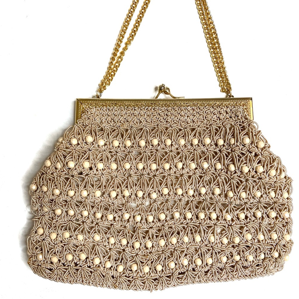 Vintage Made In Italy Beaded Evening Bag - Picture 4 of 15
